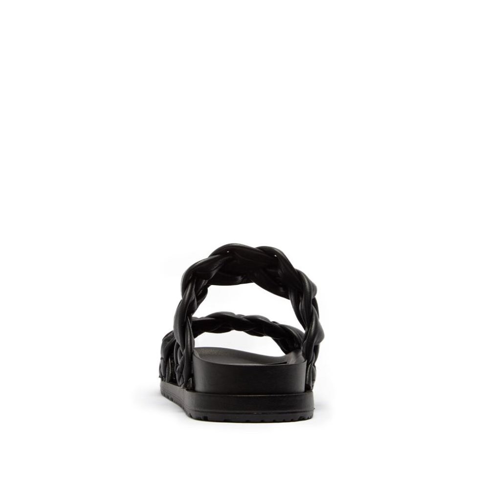 Braided Two Band Sandals . - Picture 3 of 4